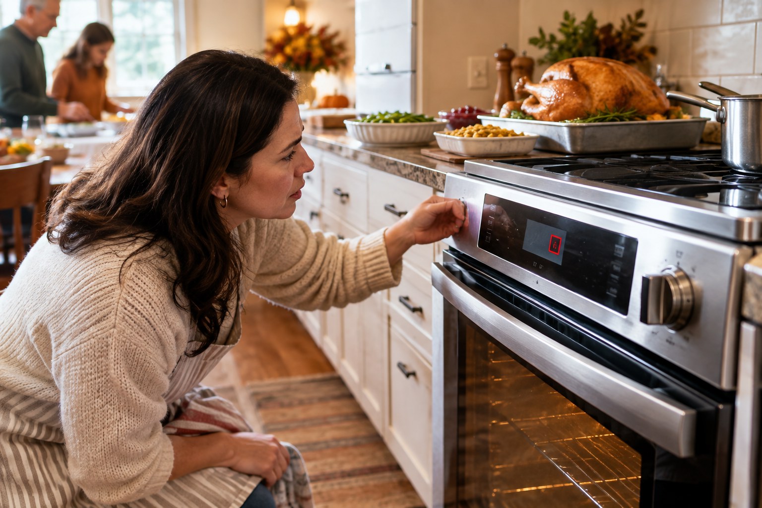 Oven Stopped Working on Thanksgiving Oven stopped working on Thanksgiving Day during holiday cooking